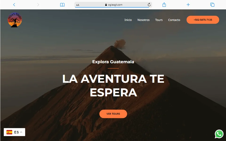 muestra sitio Oglasgt creado por xinatic